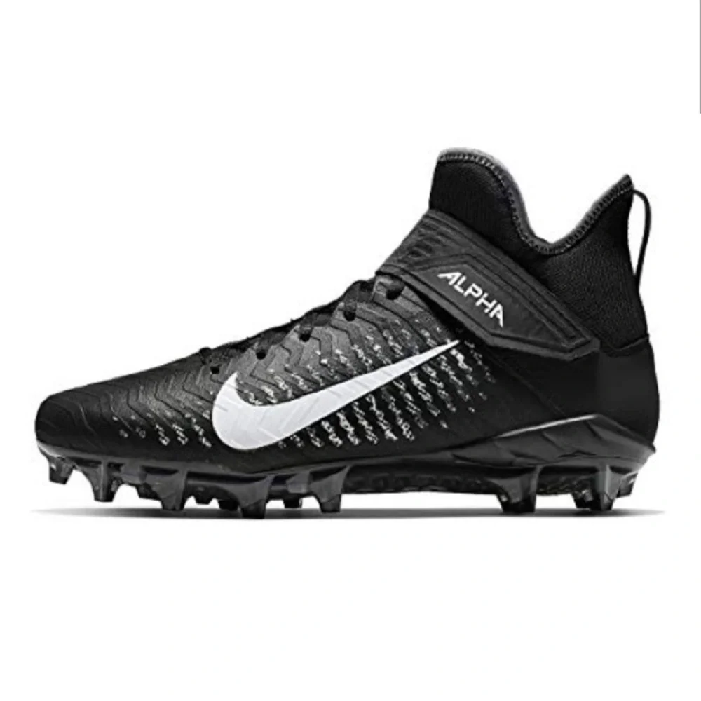 Nike Alpha Menace Pro 2 Mid Mens Football Cleats Black AQ3209